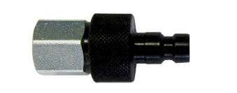 Male quick coupler 1/4 with return valve