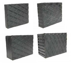 Rubber pads for auto lifts