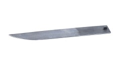 Spare blade for knife with wooden handle